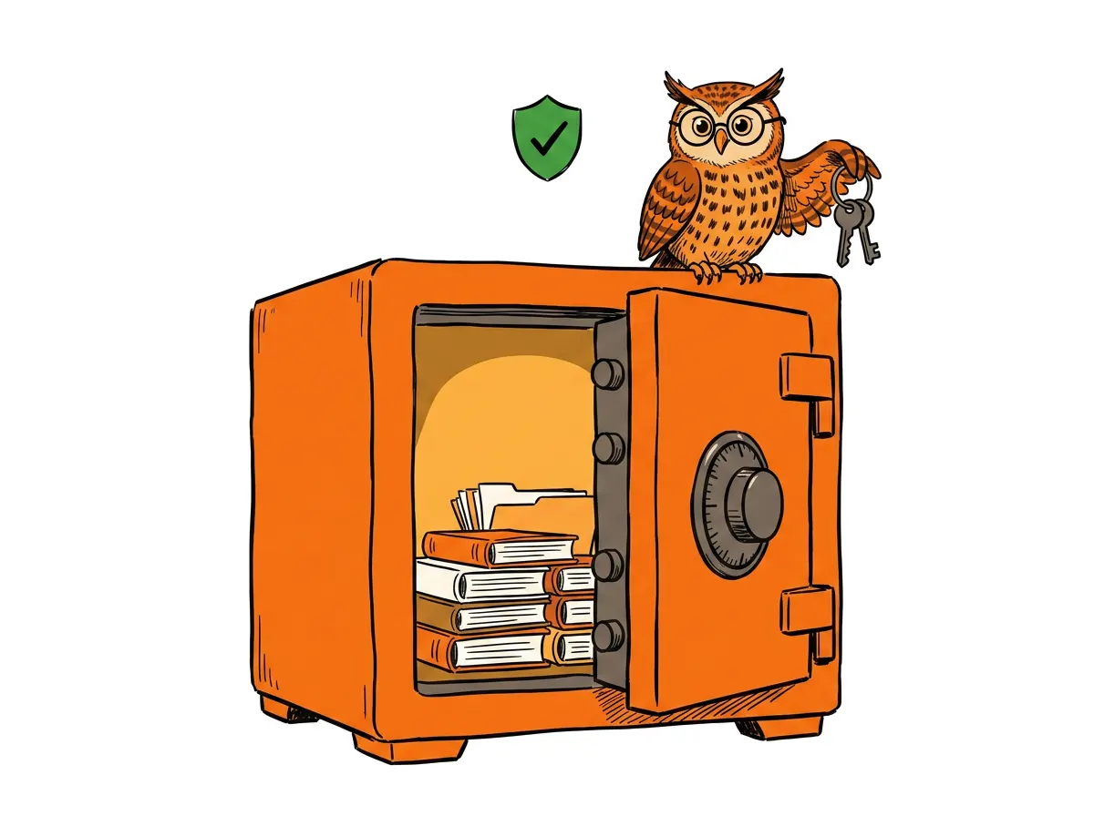 Encrypted vault for legal documents