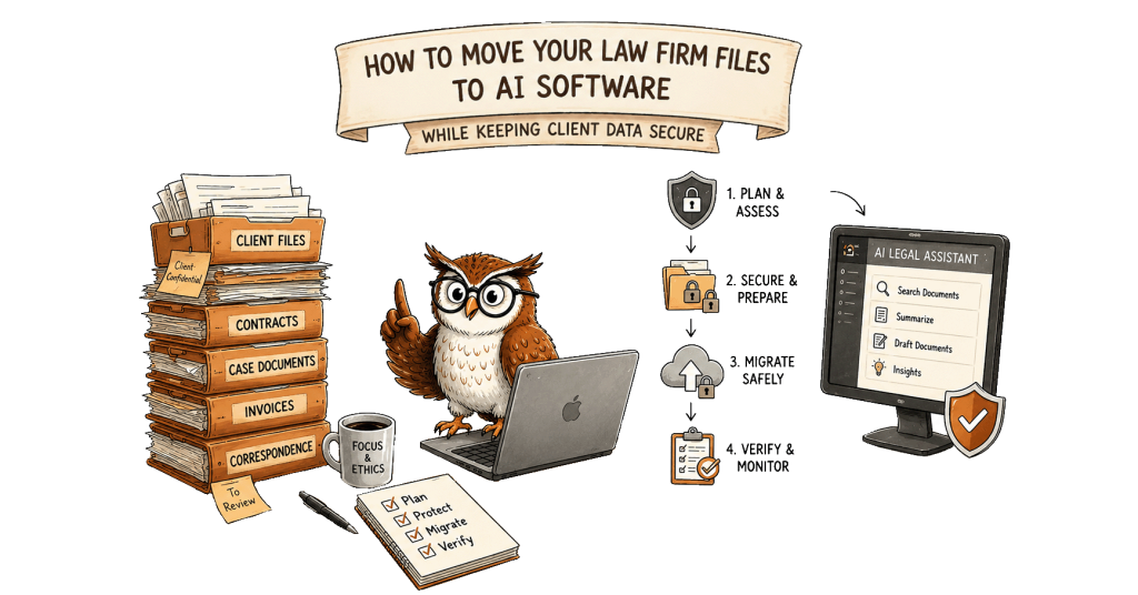 How to Move Your Law Firm Files to AI Software While Keeping Client Data Secure